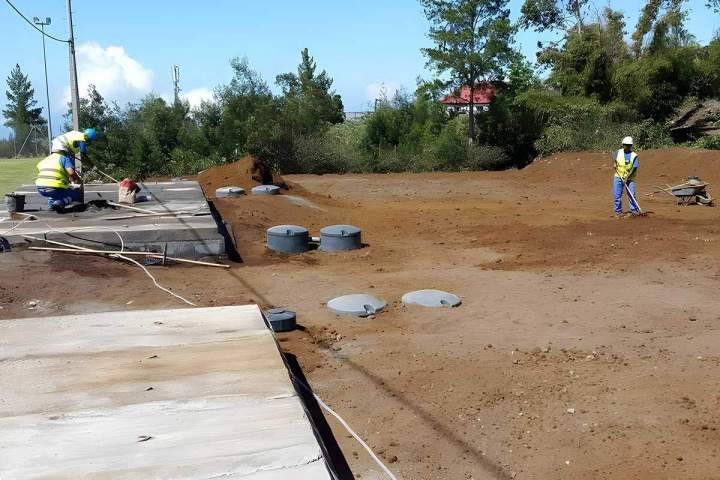 Travaux d’assainissement à La Réunion