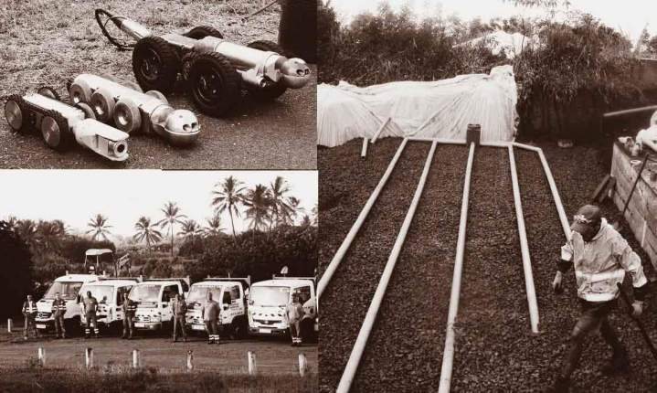 Lancement des premières équipes Travaux et de l'activité d'Inspection caméra des réseaux.