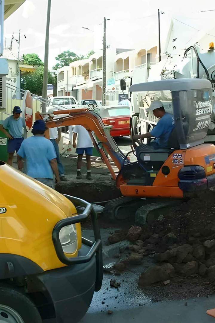 Travaux d’assainissement La Réunion