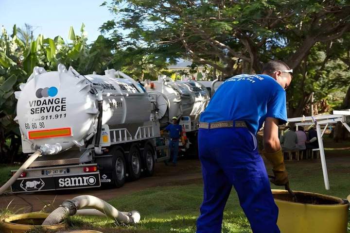 Vidange de la fosse septique La Réunion